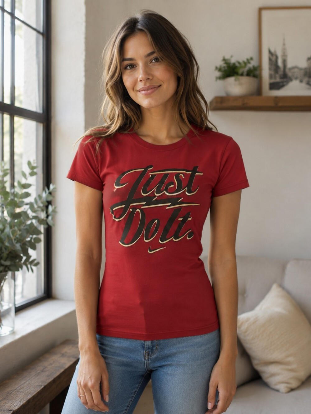 size S Nike JUST DO IT  T-shirt